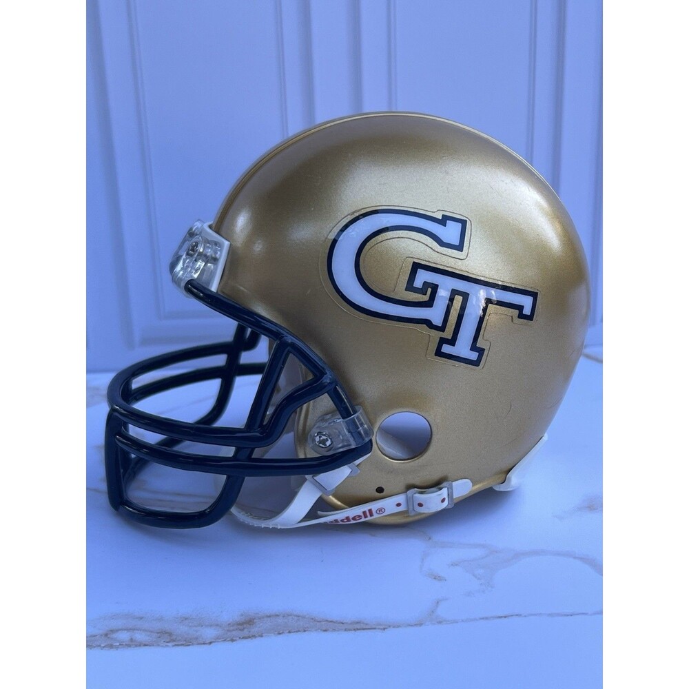 Vintage 1990s Riddell Georgia Tech Yellow Jackets Mini Helmet 3 5/8 NCAA